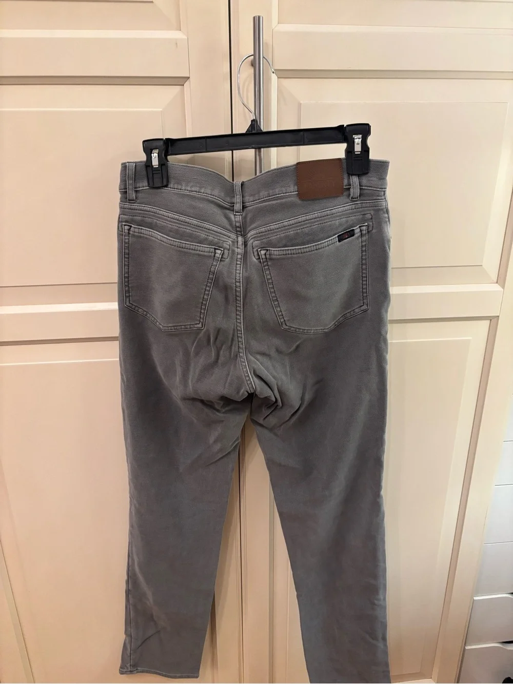 Faherty Brand Men’s Gray 5 Pocket Stretch Pants Size 30 Casual Premium